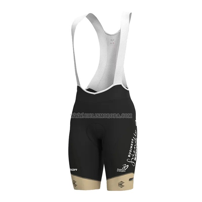 2023 Ropa Ciclismo Bahrain Victorious Blanco Mangas Cortas y Culotte Corto